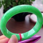 冰种满绿正装手镯